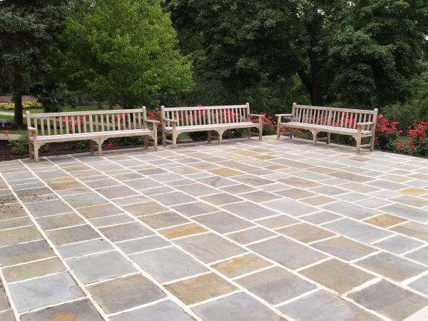 Cost of Slate Patio Installation in Brick